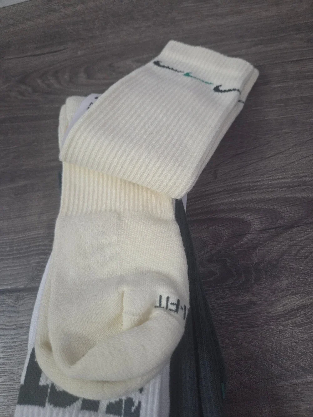 Mens Nike 3pk Everyday Plus Cushioned Crew Socks NEW